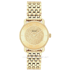COACH ELLIOT 14504370 Gold Stainless Steel Strap