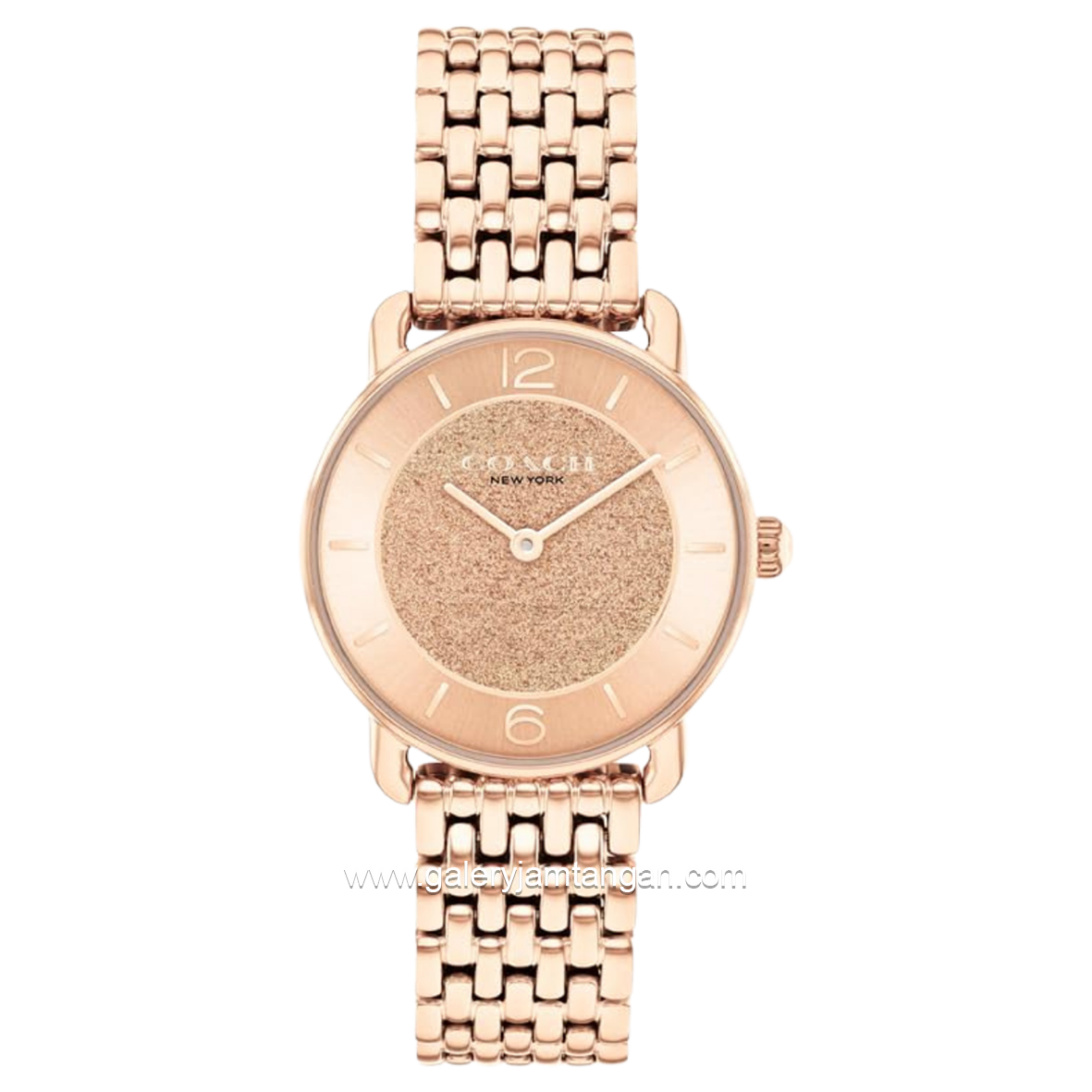 COACH 14504371 Elliot Rose Gold Stainless Steel Strap