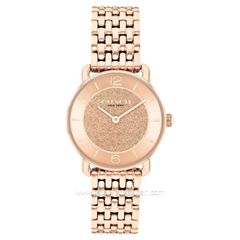 COACH 14504371 Elliot Rose Gold Stainless Steel Strap
