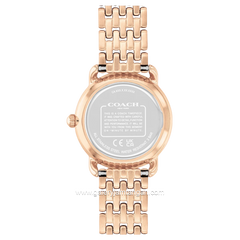 COACH 14504371 Elliot Rose Gold Stainless Steel Strap