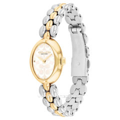 COACH SAMMY 14504419 Silver Gold Stainless Steel Strap