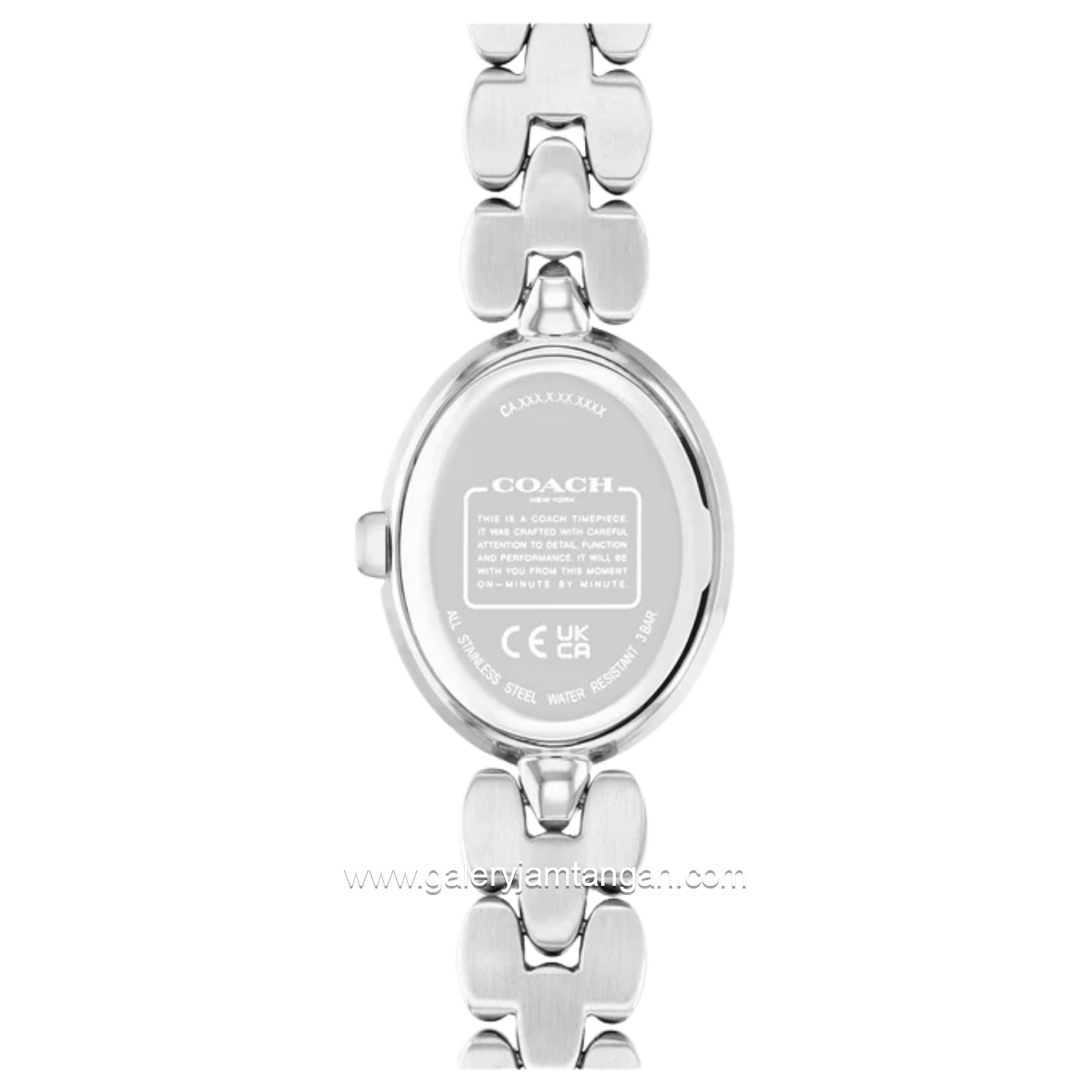 COACH SAMMY 14504420 Silver Stainless Steel Strap