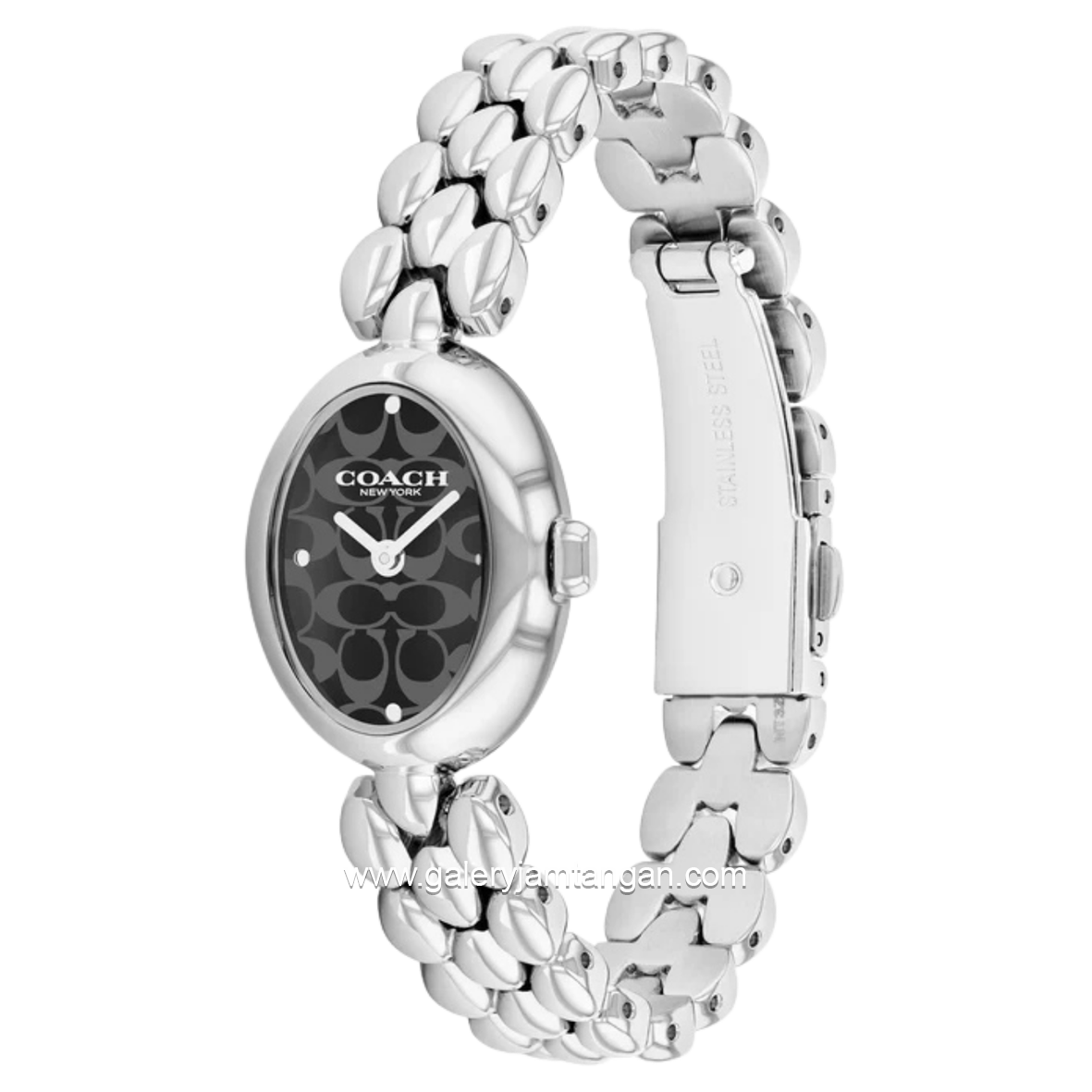 COACH SAMMY 14504420 Silver Stainless Steel Strap