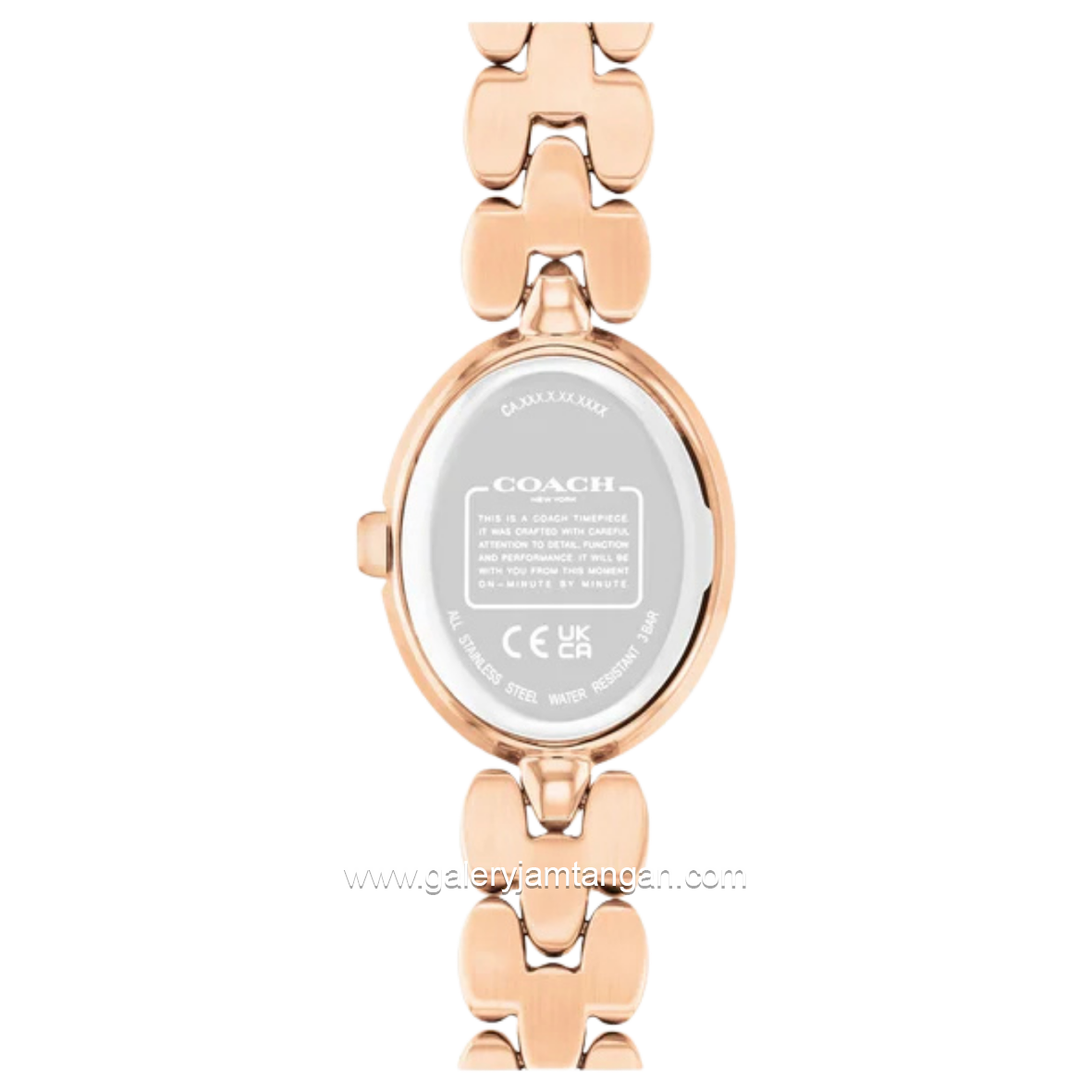 COACH SAMMY 14504437 Rose Gold Stainless Steel Strap