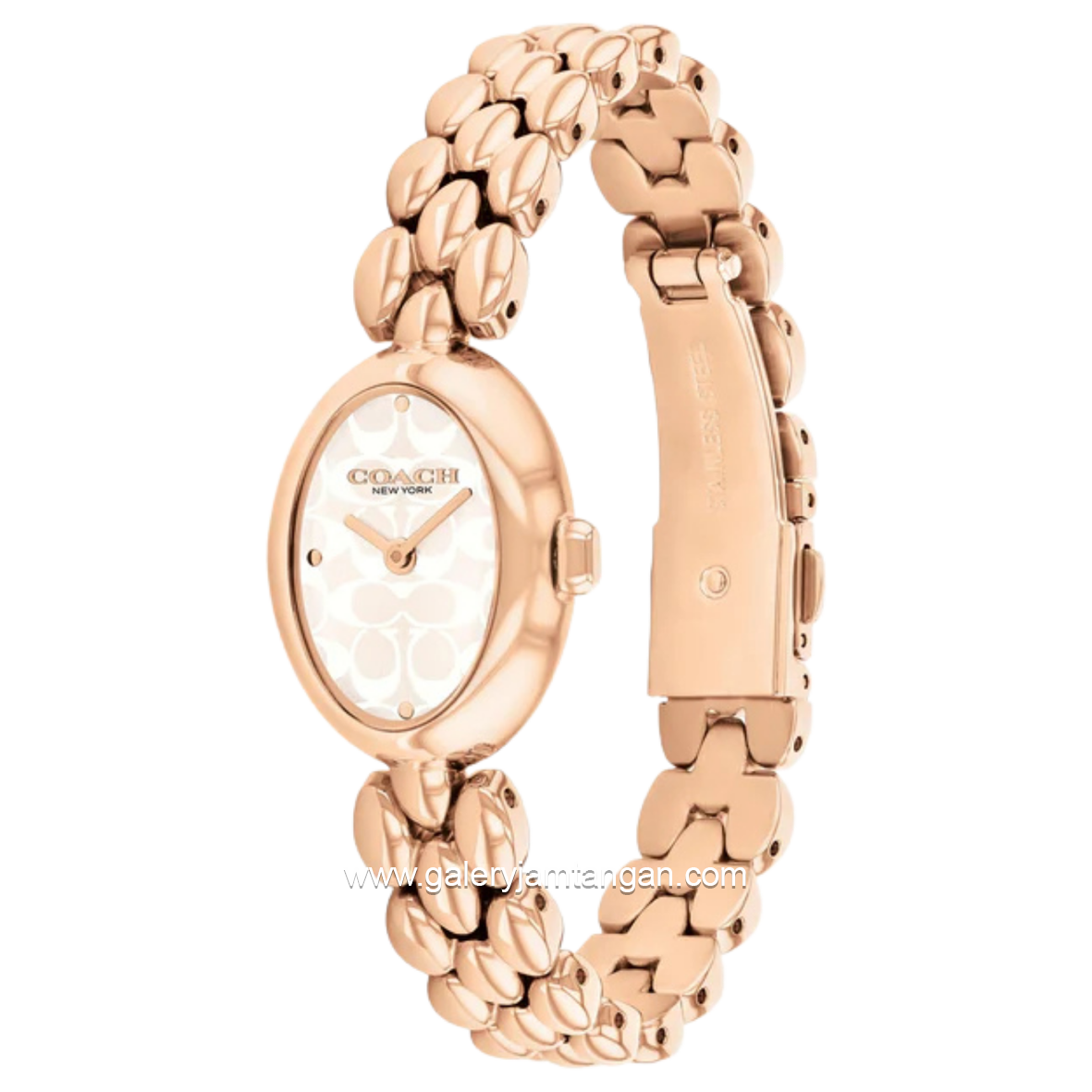 COACH SAMMY 14504437 Rose Gold Stainless Steel Strap