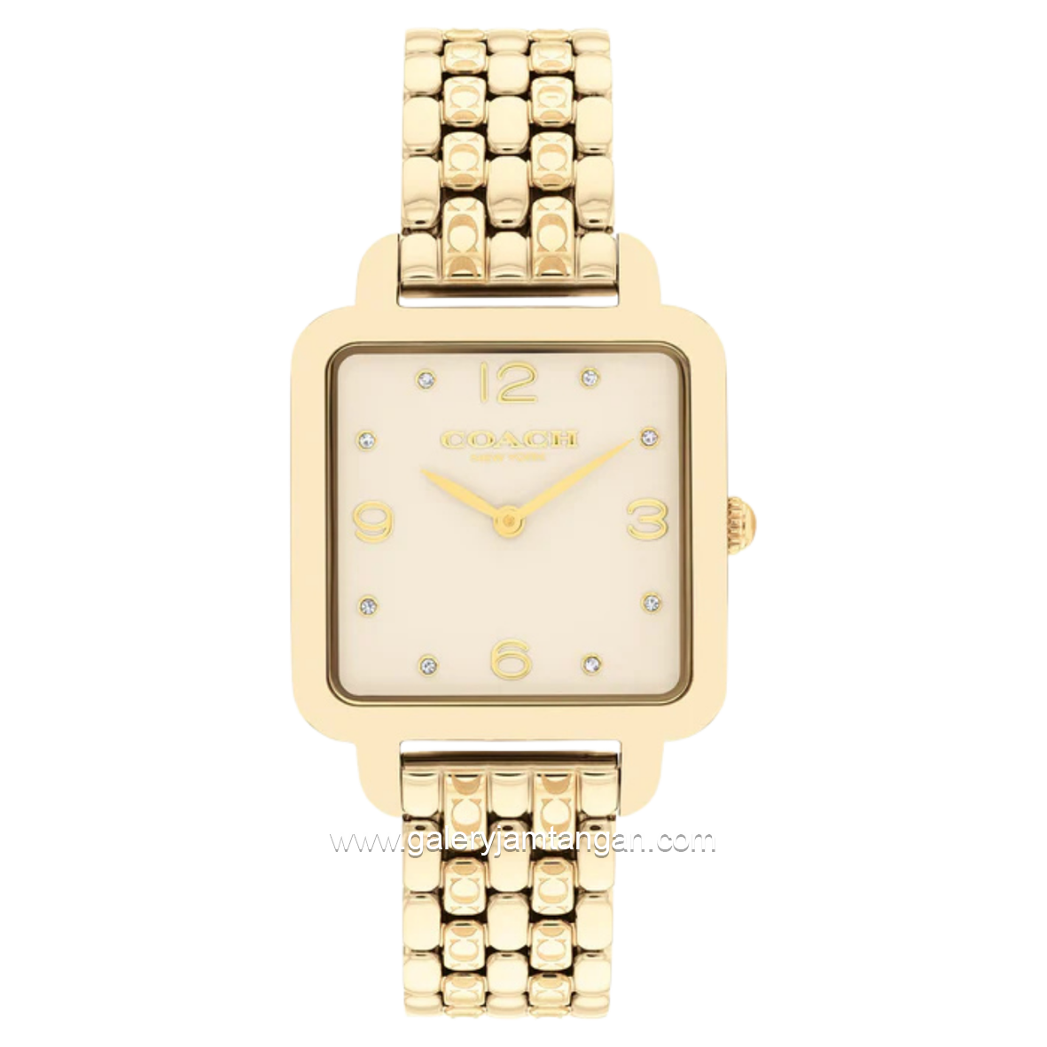 COACH CASS 14504495 Champagne Gold Stainless Steel Strap