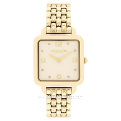 COACH CASS 14504495 Champagne Gold Stainless Steel Strap