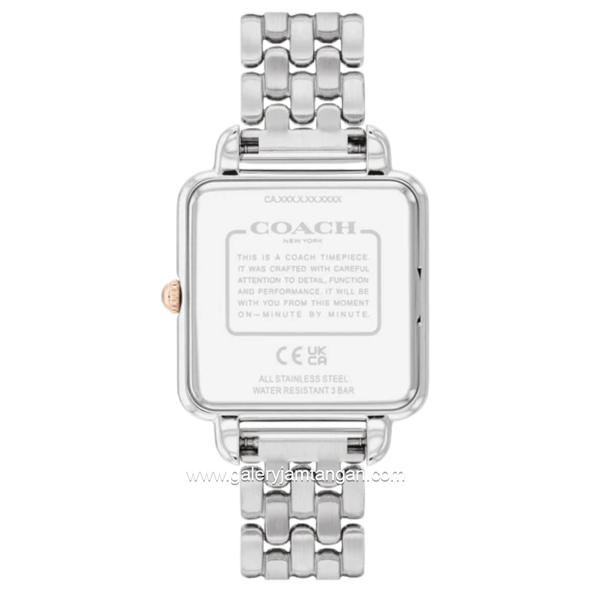 COACH CASS 14504497 Silver Gold Stainless Steel Strap
