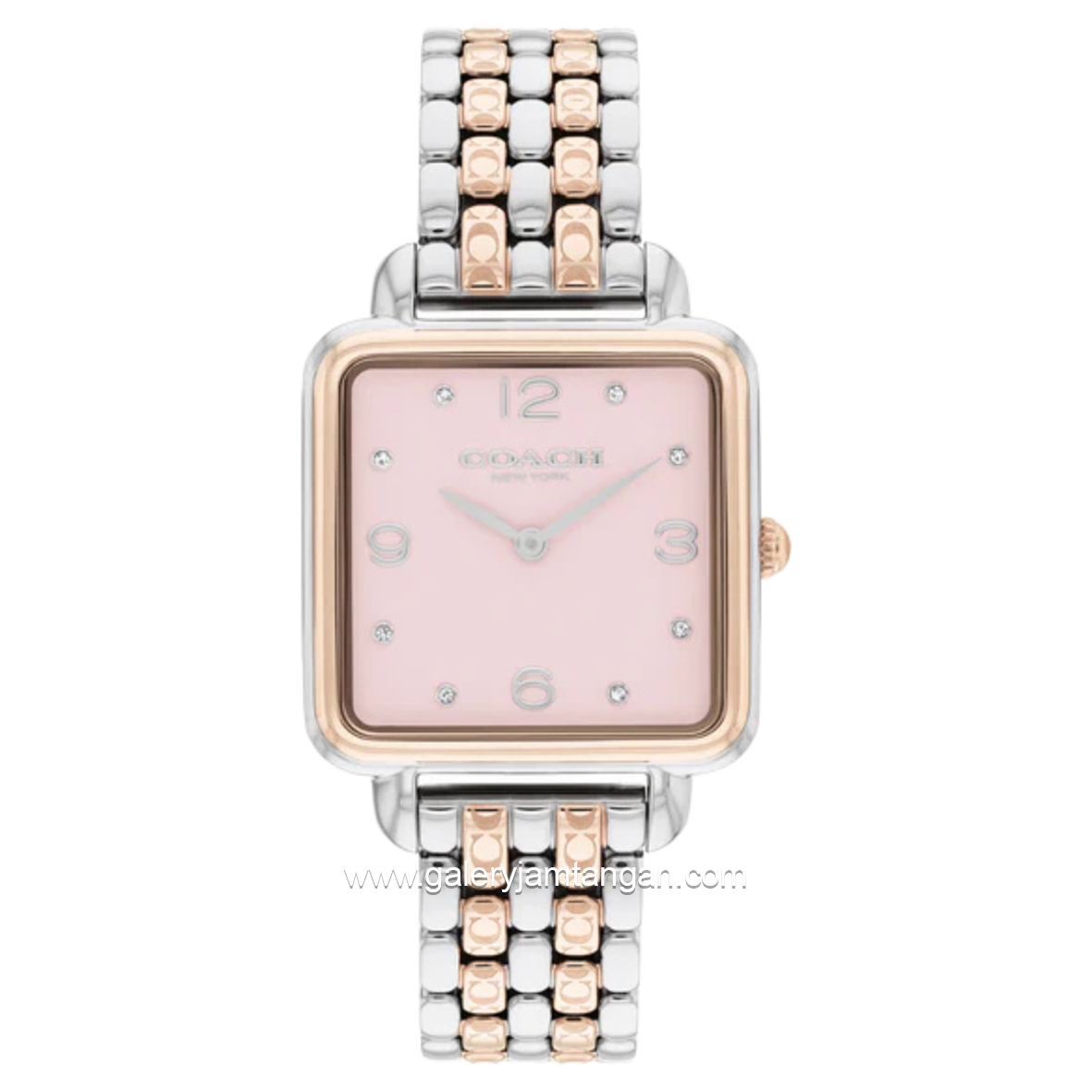 COACH CASS 14504497 Silver Gold Stainless Steel Strap