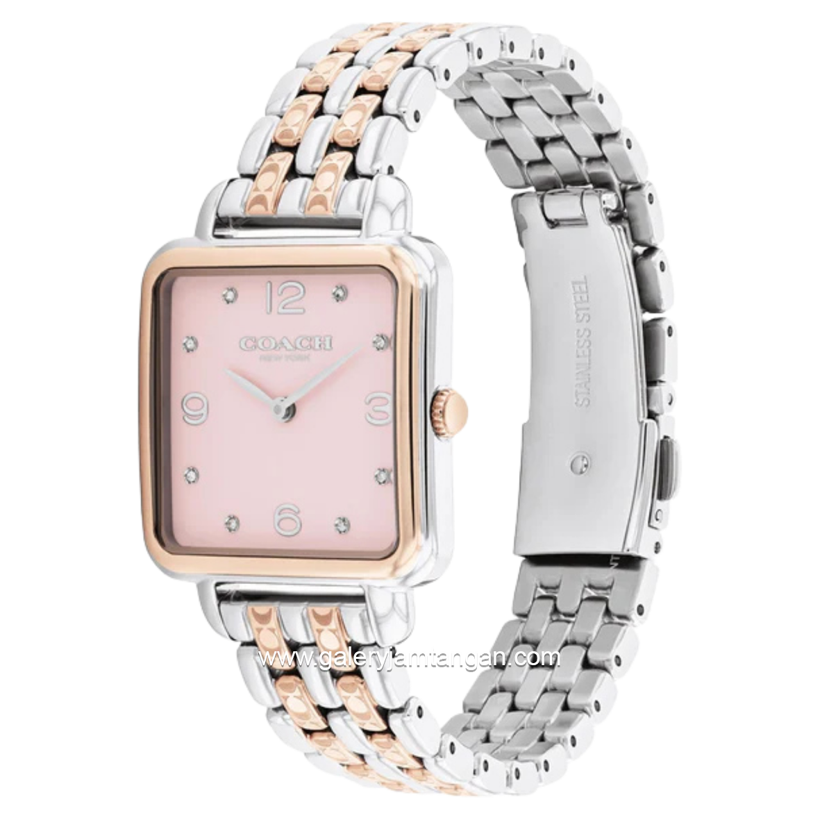 COACH CASS 14504497 Silver Gold Stainless Steel Strap