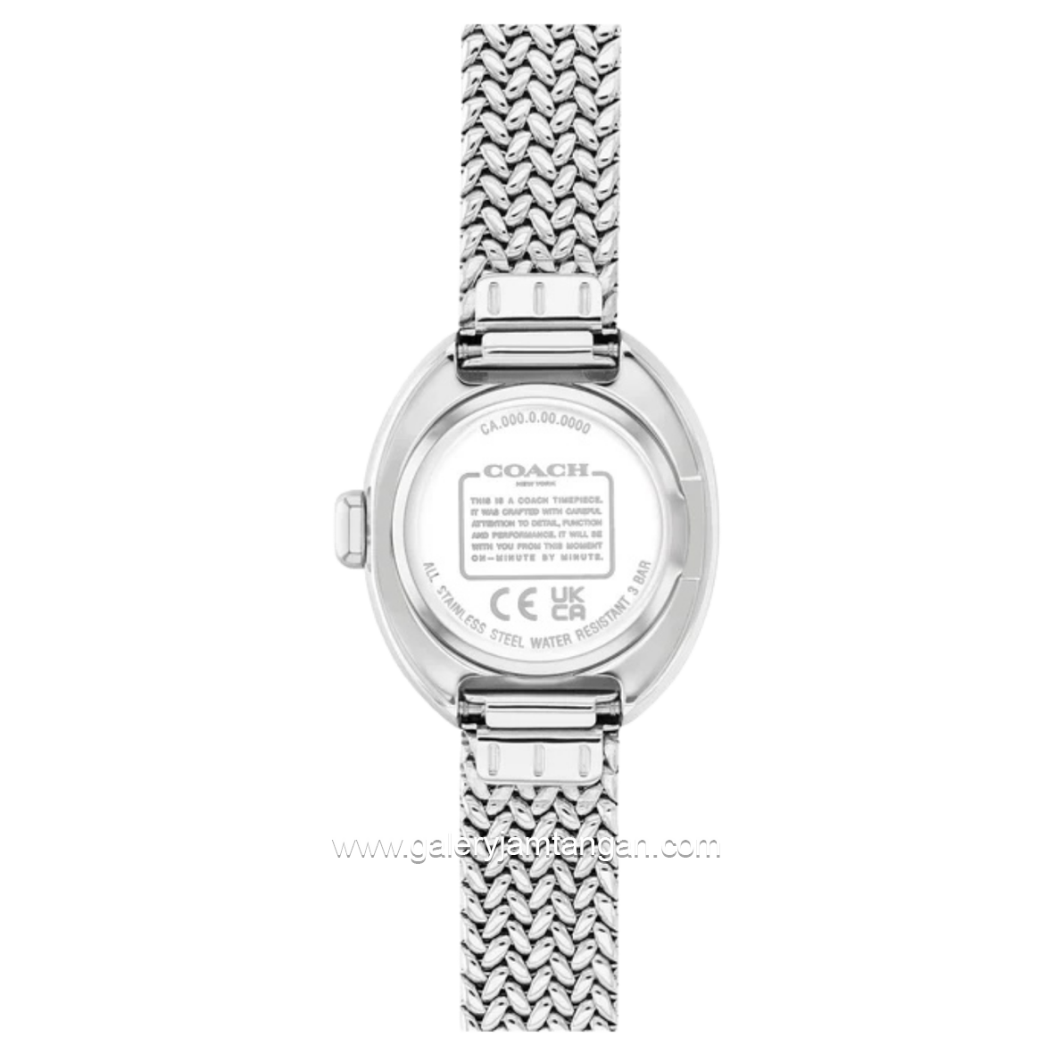 COACH 14504566 Sammy Silver Stainless Steel Strap
