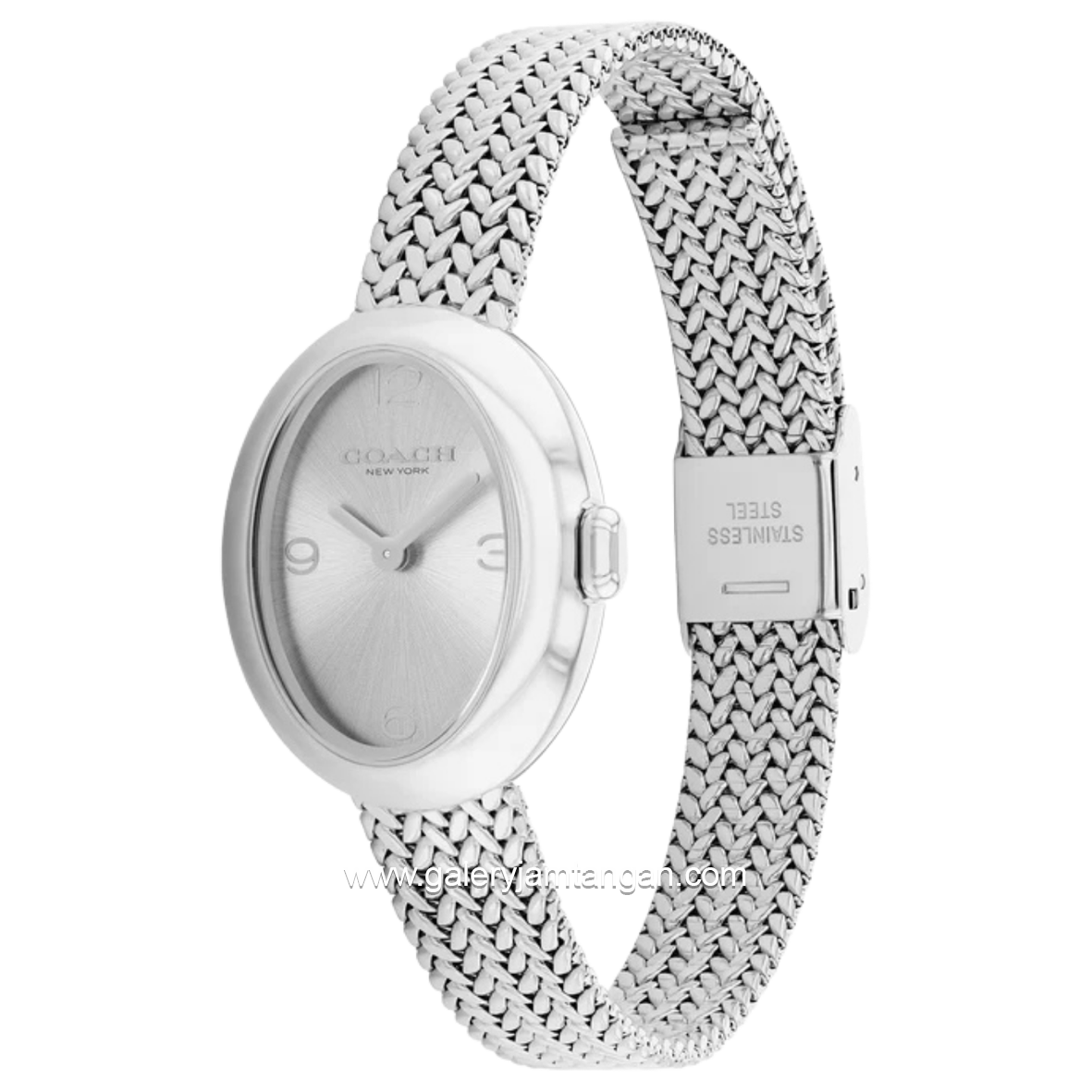 COACH 14504566 Sammy Silver Stainless Steel Strap