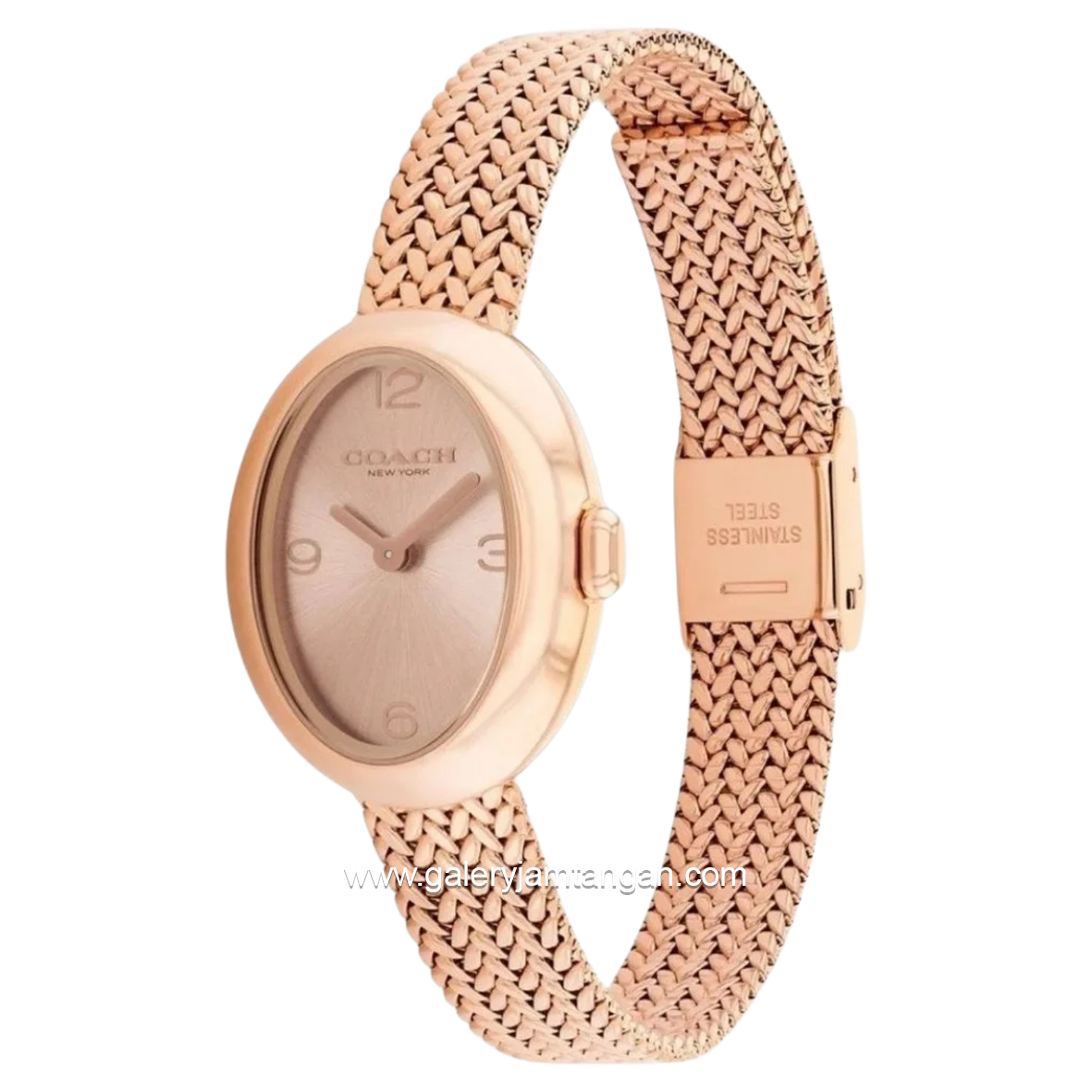 COACH SAMMY 14504568 Rose Gold Stainless Steel Strap