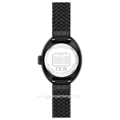 COACH SAMMY 14504569 Black Stainless Steel Strap