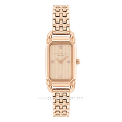 COACH 14504630 Cadie Rose Gold Stainless Steel Strap