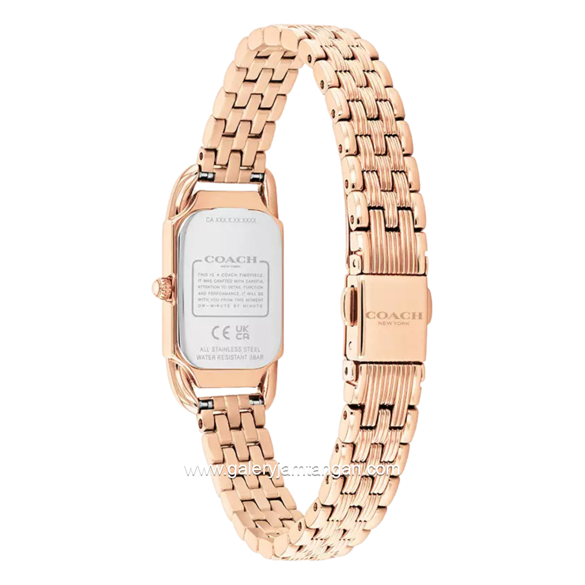 COACH 14504630 Cadie Rose Gold Stainless Steel Strap