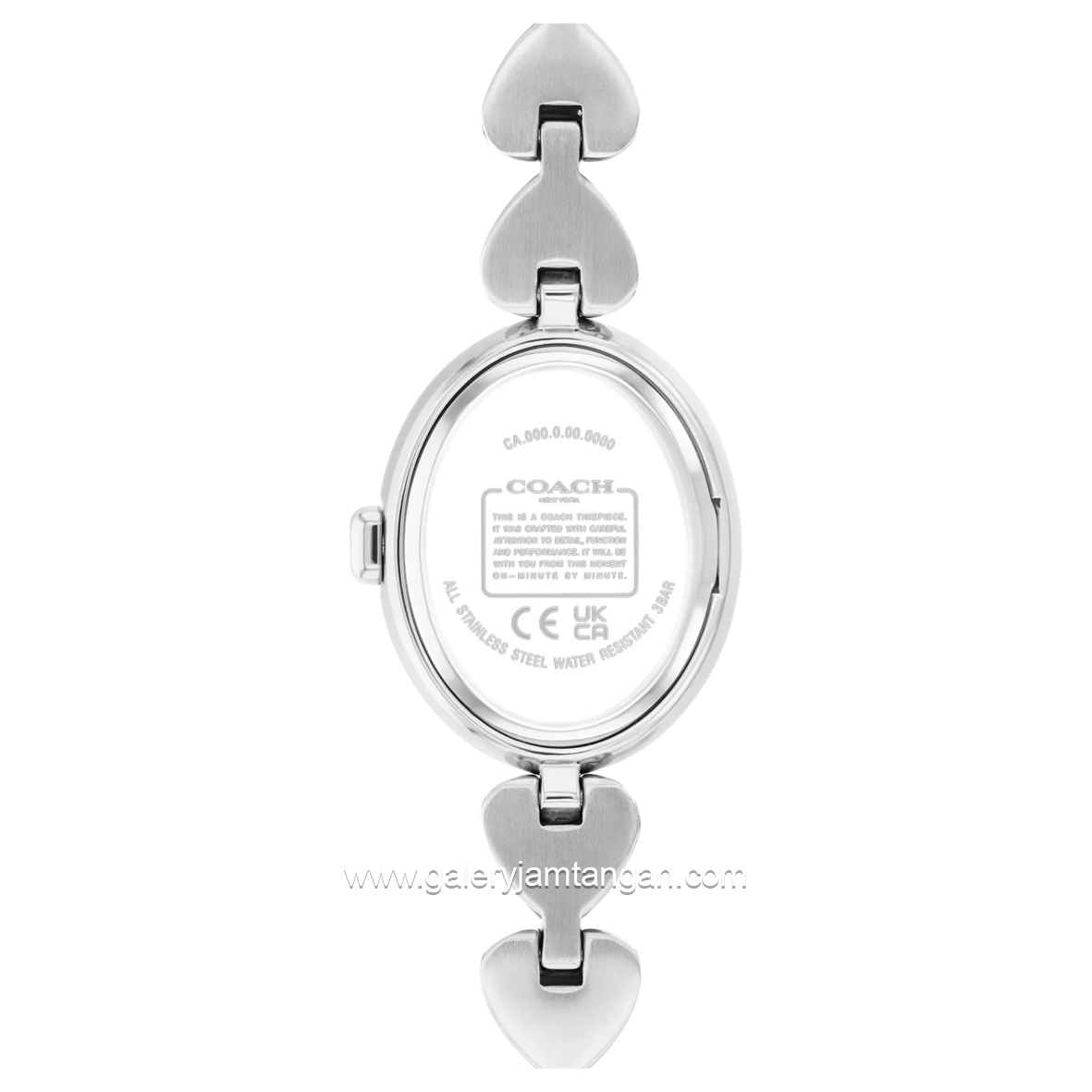 COACH 14504639 Sammy Silver Stainless Steel Strap