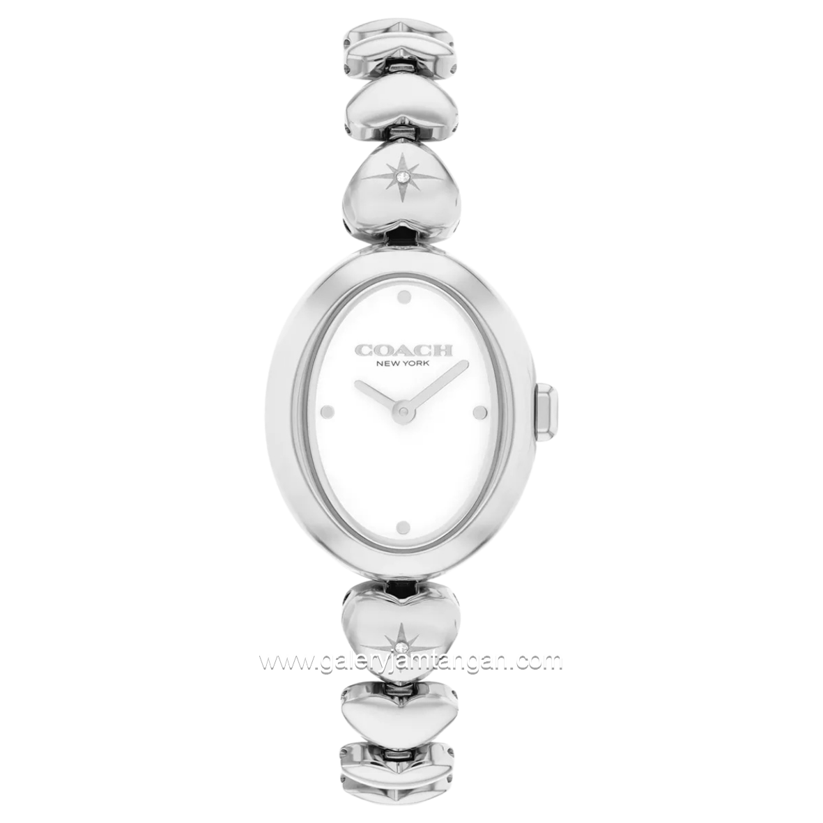 COACH 14504639 Sammy Silver Stainless Steel Strap