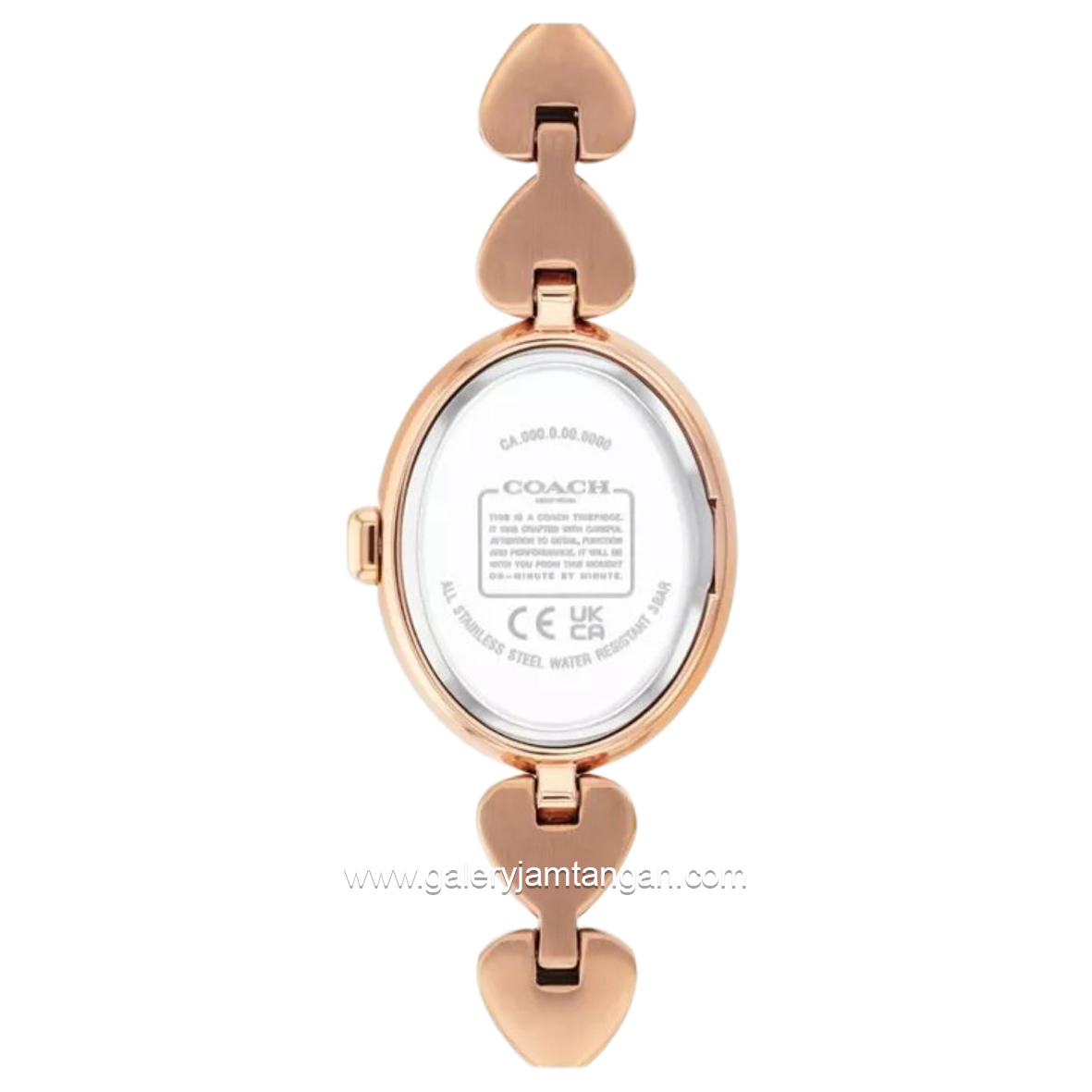 COACH SAMMY 14504640 Rose Gold Stainless Steel Strap