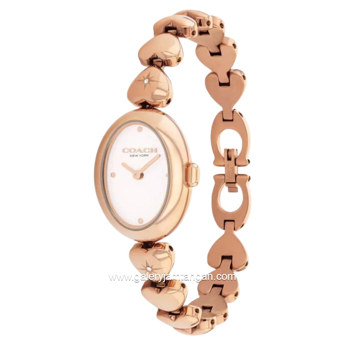 COACH SAMMY 14504640 Rose Gold Stainless Steel Strap