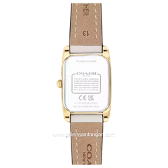 COACH REESE 14504645 Chalk Dial White Leather Strap