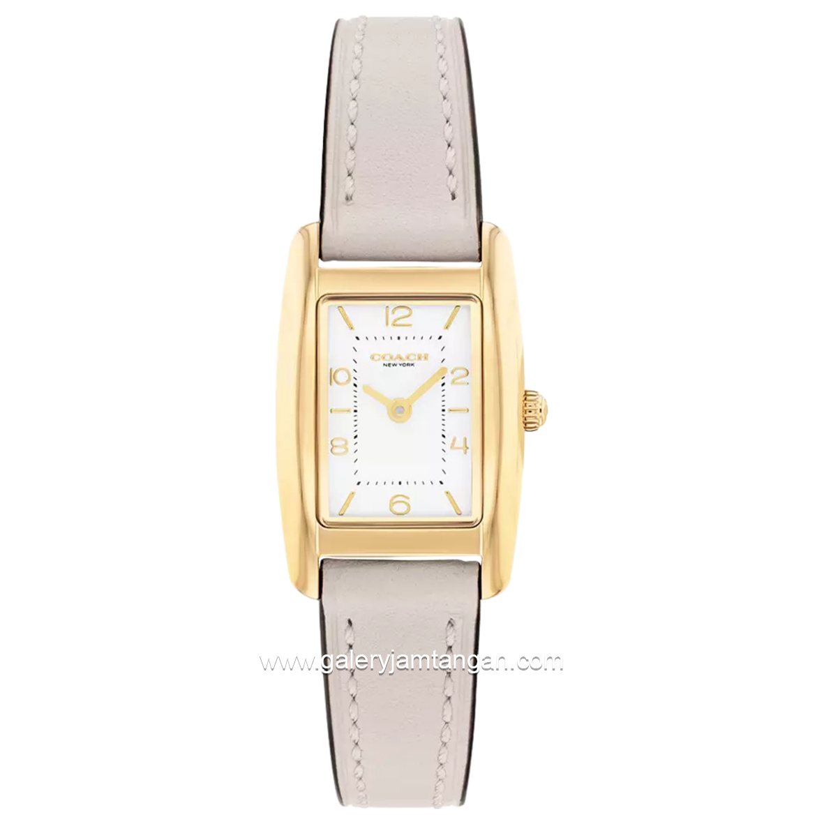 COACH REESE 14504645 Chalk Dial White Leather Strap