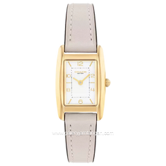 COACH REESE 14504645 Chalk Dial White Leather Strap