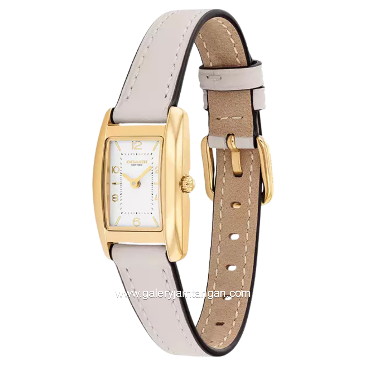 COACH REESE 14504645 Chalk Dial White Leather Strap