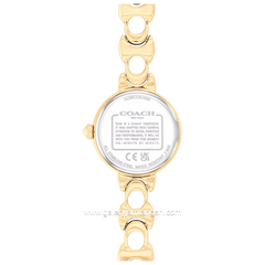 COACH 14504650 Iris Gold Dial White Stainless Steel Strap