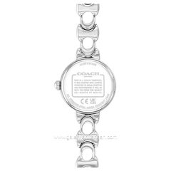COACH IRIS 14504651 Silver Dial White Stainless Steel Strap