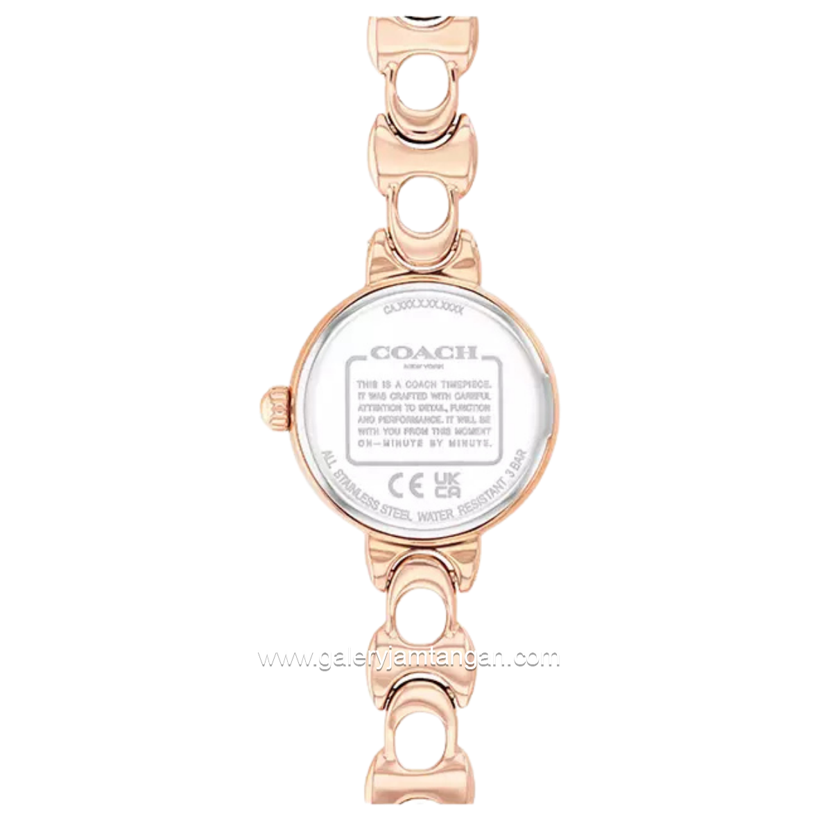 COACH IRIS 14504652 Rose Gold Stainless Steel Strap