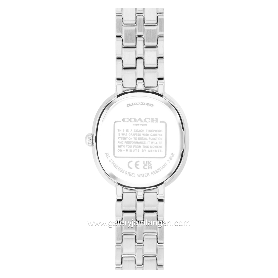 COACH 14504659 Harlow Silver Stainless Steel Strap