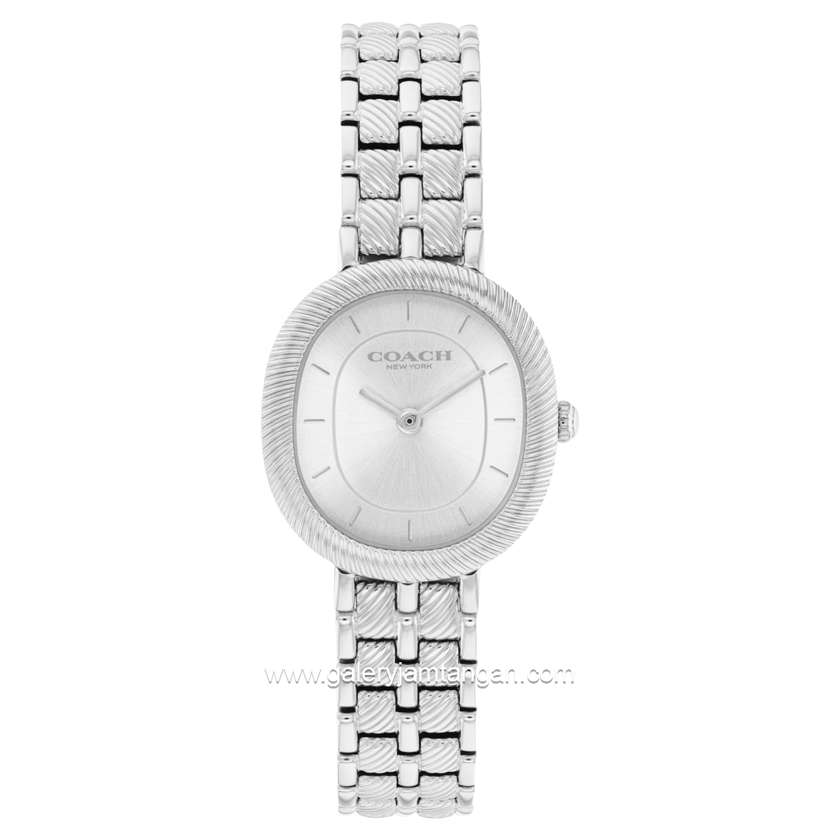 COACH 14504659 Harlow Silver Stainless Steel Strap
