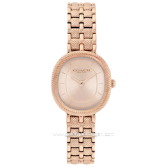 COACH HARLOW 14504661 Rose Gold Stainlees Steel Strap