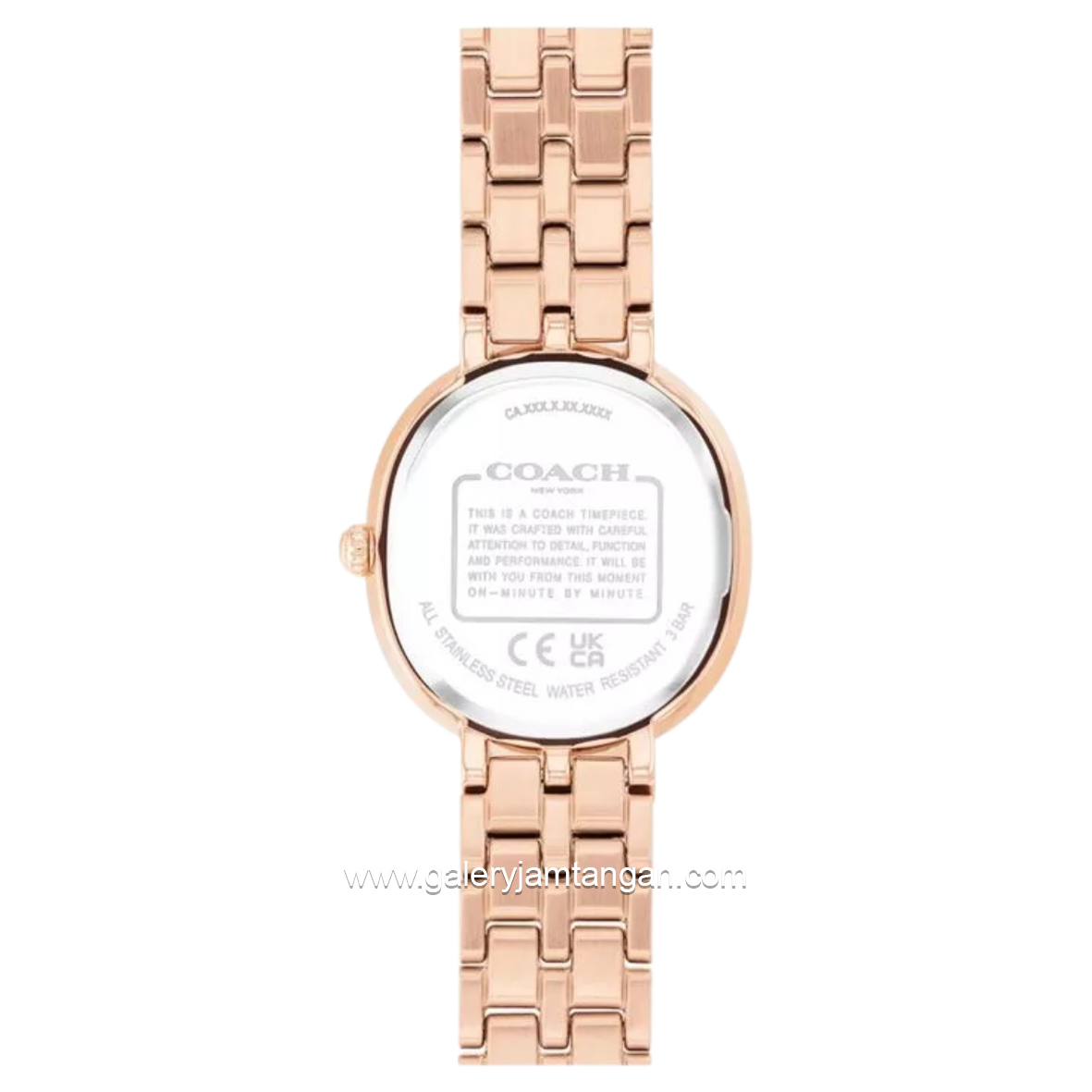 COACH HARLOW 14504661 Rose Gold Stainlees Steel Strap