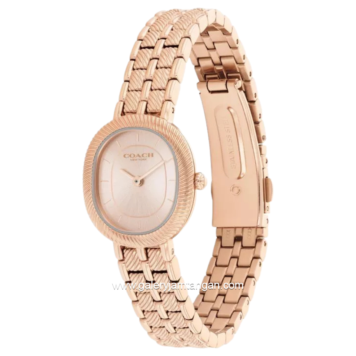 COACH HARLOW 14504661 Rose Gold Stainlees Steel Strap
