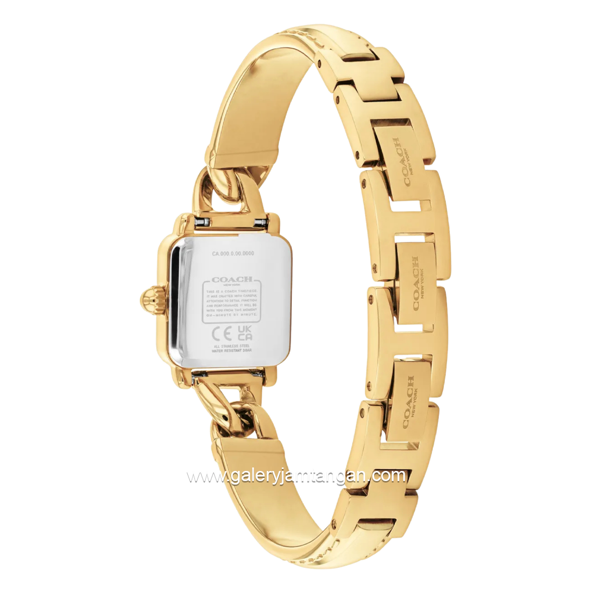 COACH 14504669 Cass Gold Stainless Steel Strap