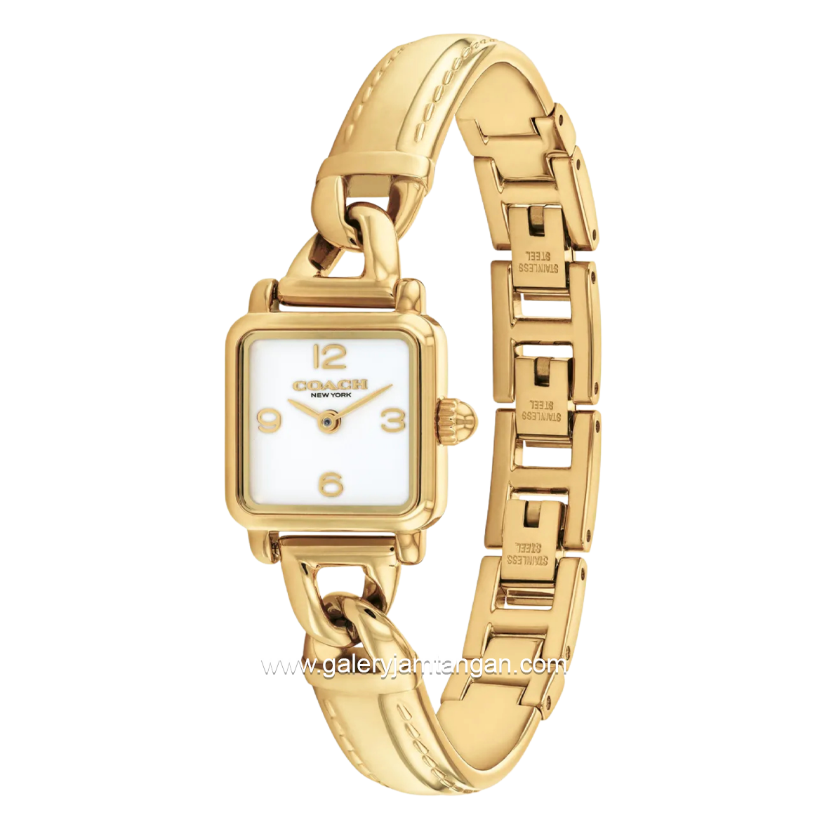 COACH 14504669 Cass Gold Stainless Steel Strap