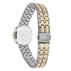 COACH HARLOW 14504701 Silver Combi Gold Stainless Steel Strap