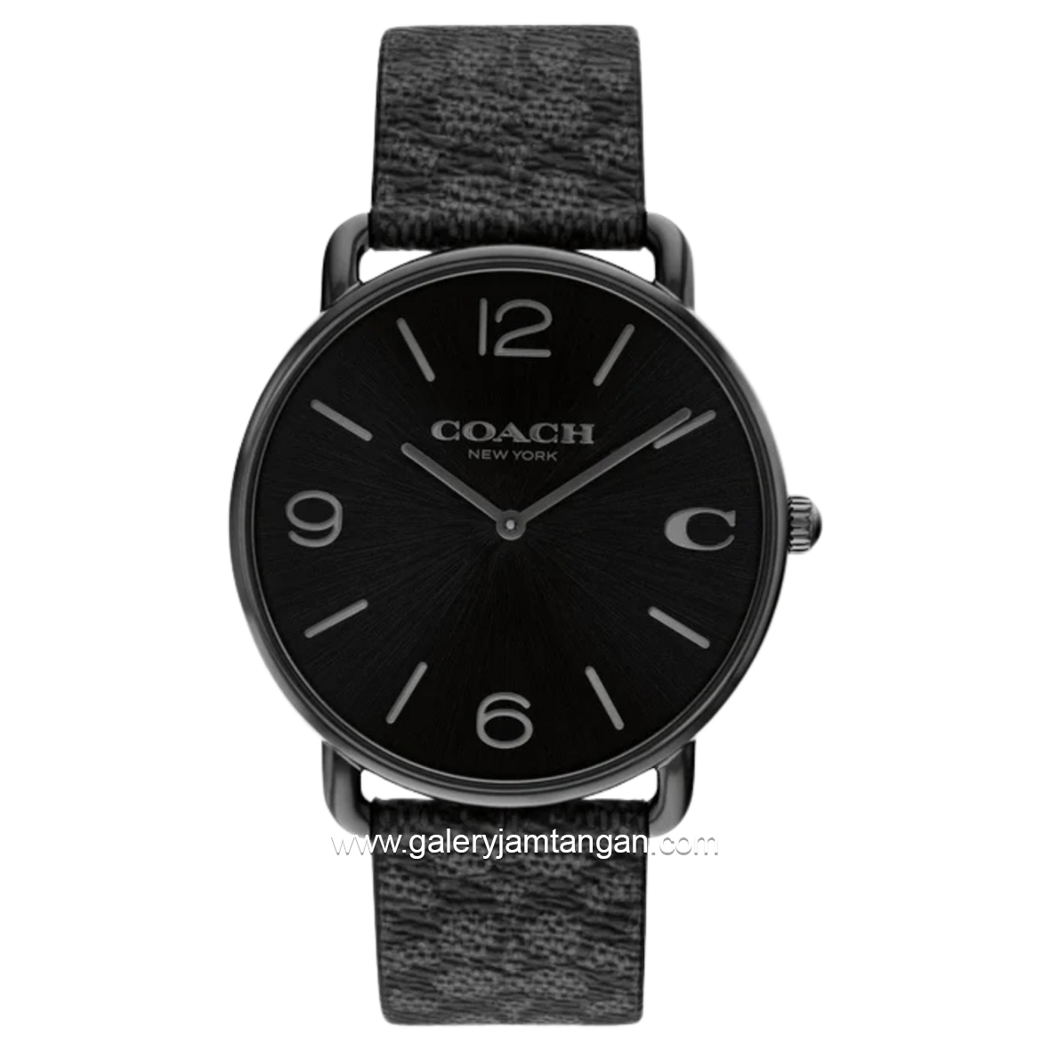 COACH 14602673 Elliot Black Leather Strap