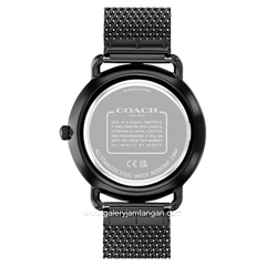 COACH 14602720 Elliot Black Dial Black Stainless Steel Strap
