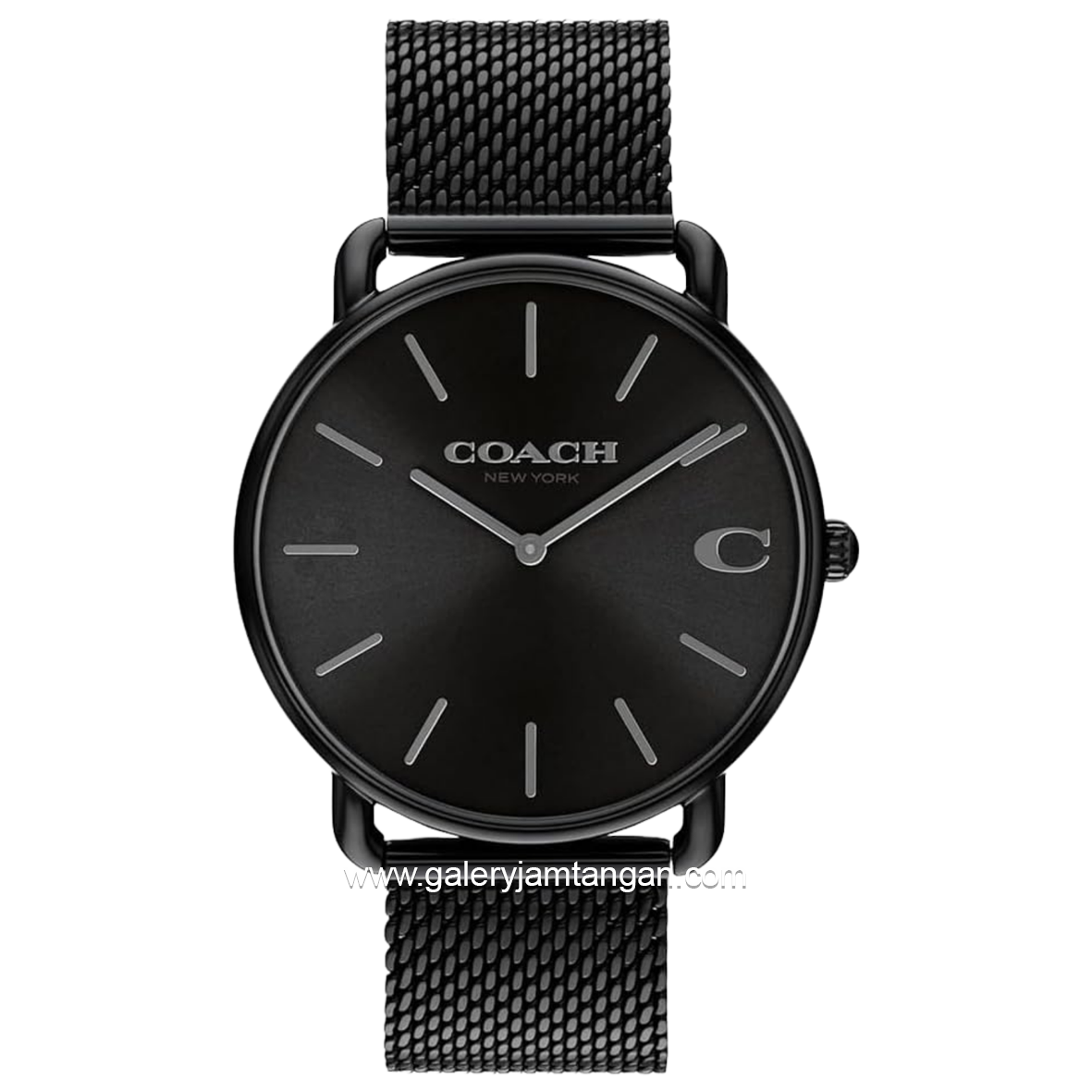 COACH 14602720 Elliot Black Dial Black Stainless Steel Strap
