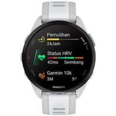 GARMIN Forerunner 165 Music Digital Dial Gray Silicone Strap