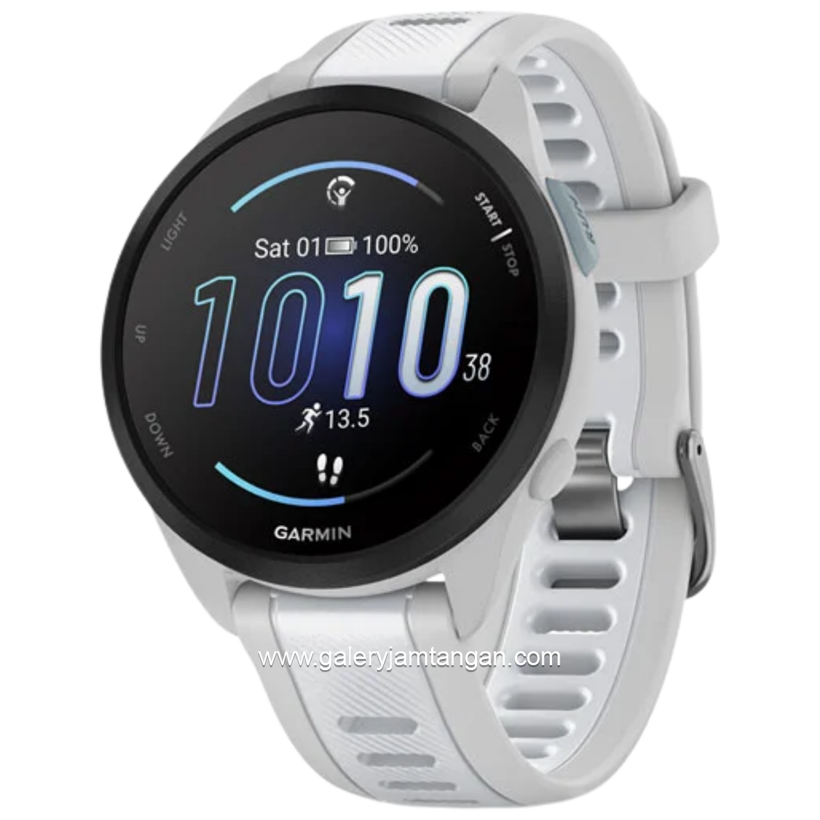 GARMIN Forerunner 165 Music Digital Dial Gray Silicone Strap