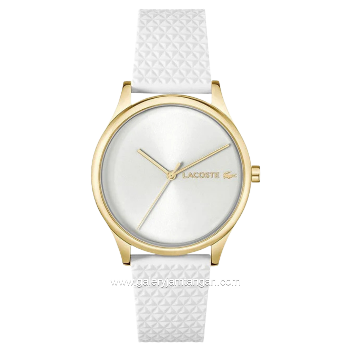 LACOSTE CROCODELLE 2001490 White Silicone Strap
