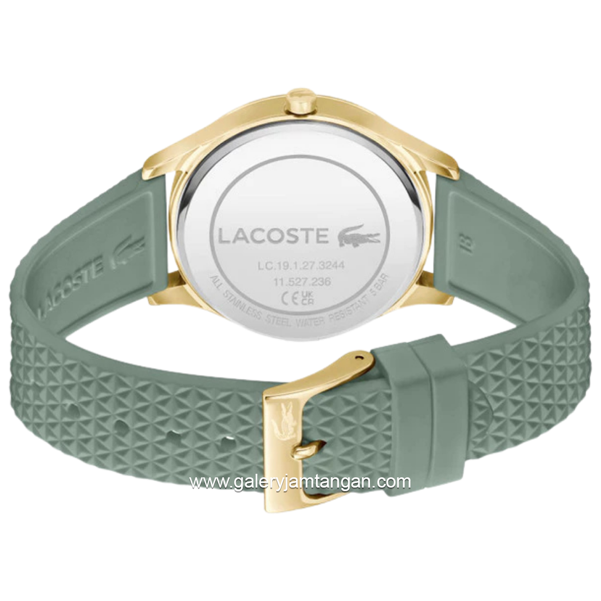 LACOSTE 2001491 Crocodelle Green Silikon Strap