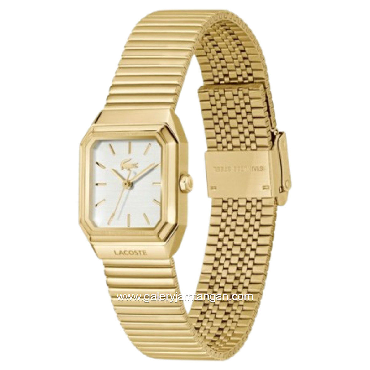 LACOSTE RENE 2001505 Gold Stainless Steel Strap