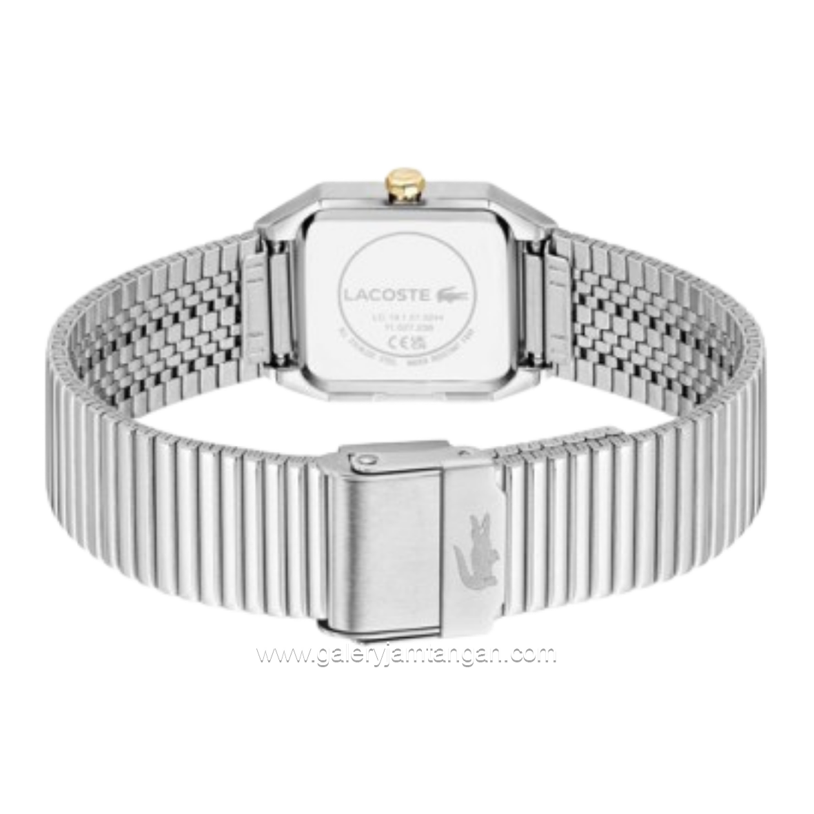 LACOSTE RENE 2001506 Silver Stainless Steel Strap