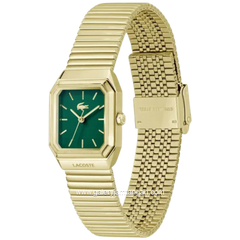 LACOSTE RENE 2001507 Gold Dial Green Stainless Steel Strap