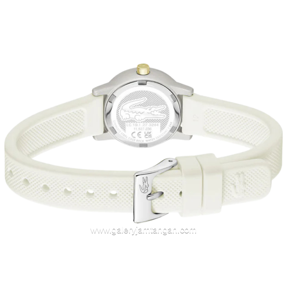 LACOSTE 2001511 Lacoste White Mini Swift Silicone Strap